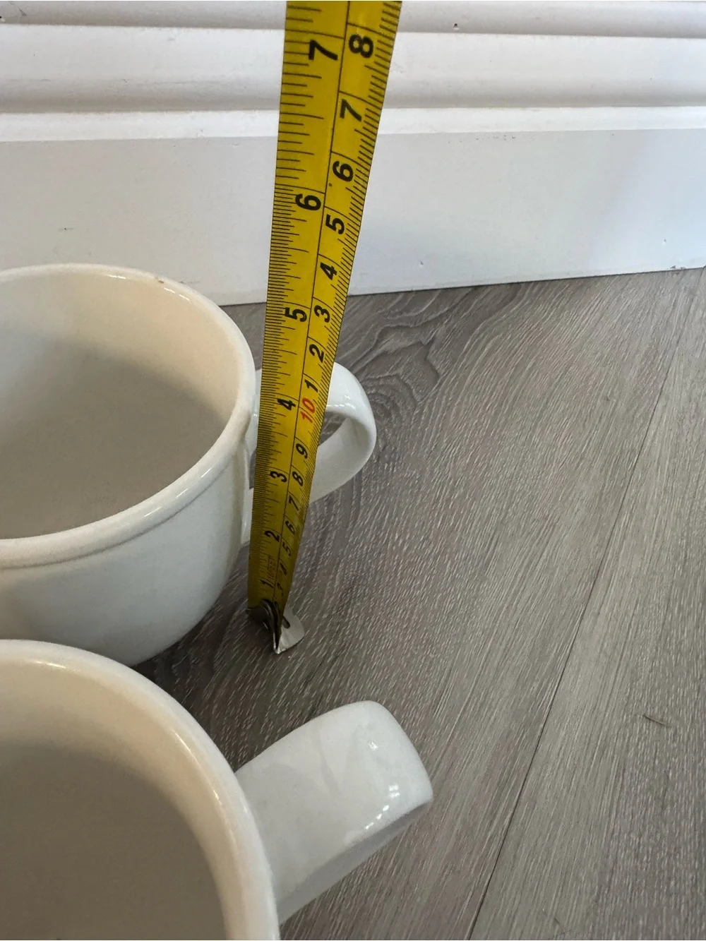 Crate&Barrel Porcelain Coffee Mugs - Set of 3